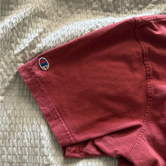 Champion Men's Maroon Logo Tee - Picture 3 of 7